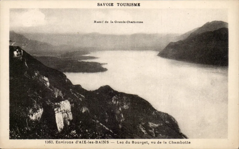 See Bourget — Massif de la Grande-Chartreuse, Ansicht von der Chambotte — Savoie Tourisme - Vorderseite
