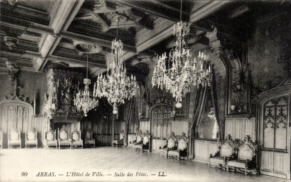 Arras — Das Rathaus — Festsaal — LL. — Nr. 90 - Vorderseite