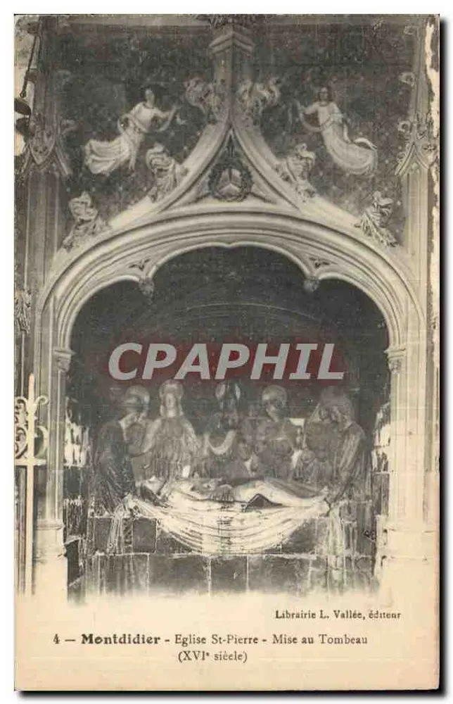 Montdidier - Kirche St-Pierre - Totenbetten (16. Jahrhundert) — Librairie L. Vallée, Verlag - Vorderseite