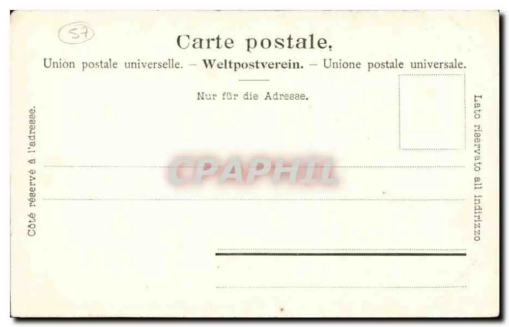 Fribourg - Quelle der Vorsicht — Burgy-Ausgabe, n° 1889 - Rückseite