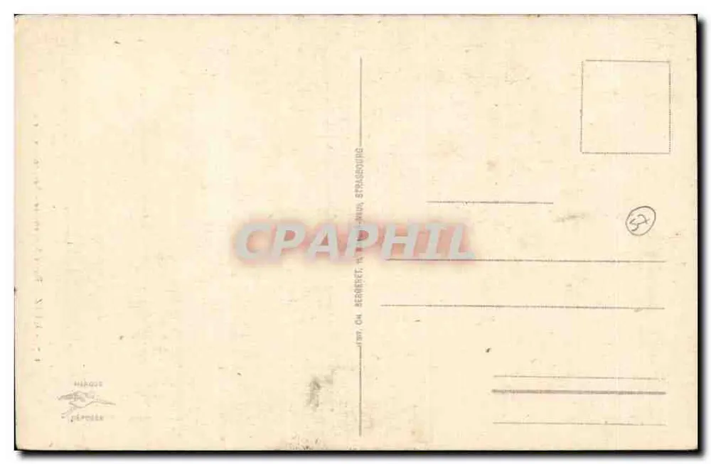METZ - Porte Serpenoise - Porta Serpenoise — editor H. Berberet, n° 117 - Verso