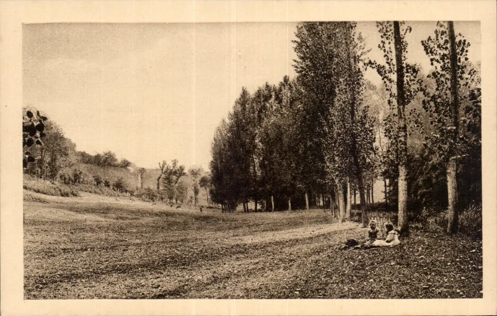 A Prairie no Ponte de Bourdignal — Ligugé (Vienne) — J. Robuchon, Foto. Poitiers - Frente