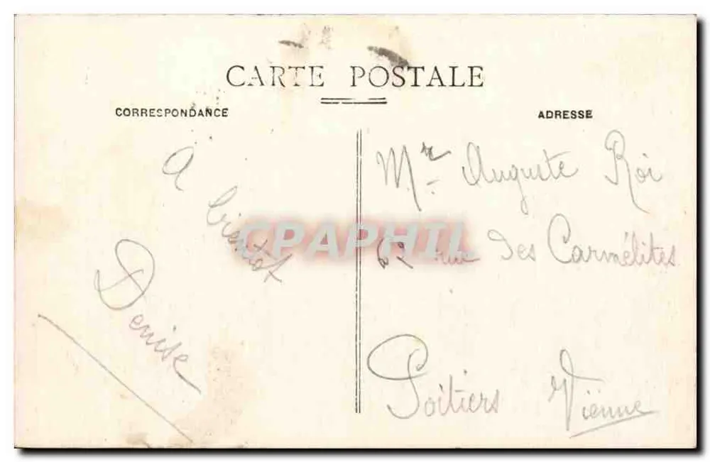 La Rochelle - Entrada do Porto — editor anônimo, n° de série 1132 - Verso