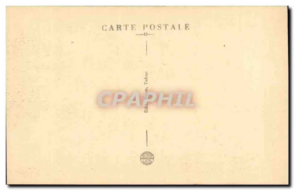 Châteauneuf-du-Pape (Vaucluse) — Restaurant Bellevue « Chez la Mère Germaine » — Verlag Tabuc - Rückseite
