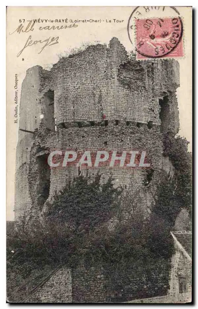 Viévy-le-Rayé (Loir-et-Cher) — A Torre — H. Oudin, editor, Chaques - Frente
