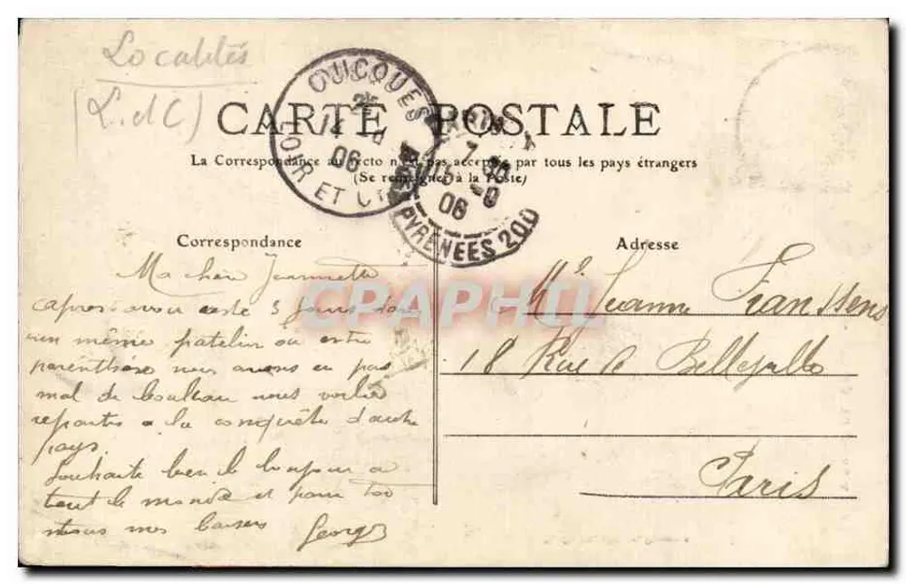Viévy-le-Rayé (Loir-et-Cher) — A Torre — H. Oudin, editor, Chaques - Verso