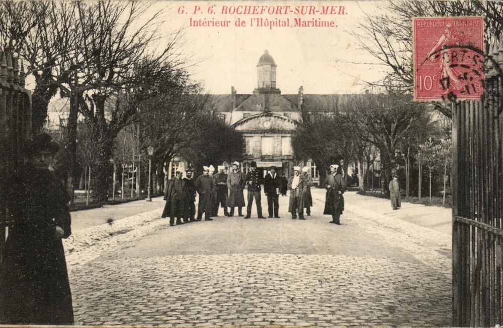 Rochefort-sur-Mer — Innenansicht des Seehospitals — G.P. 6 - Vorderseite
