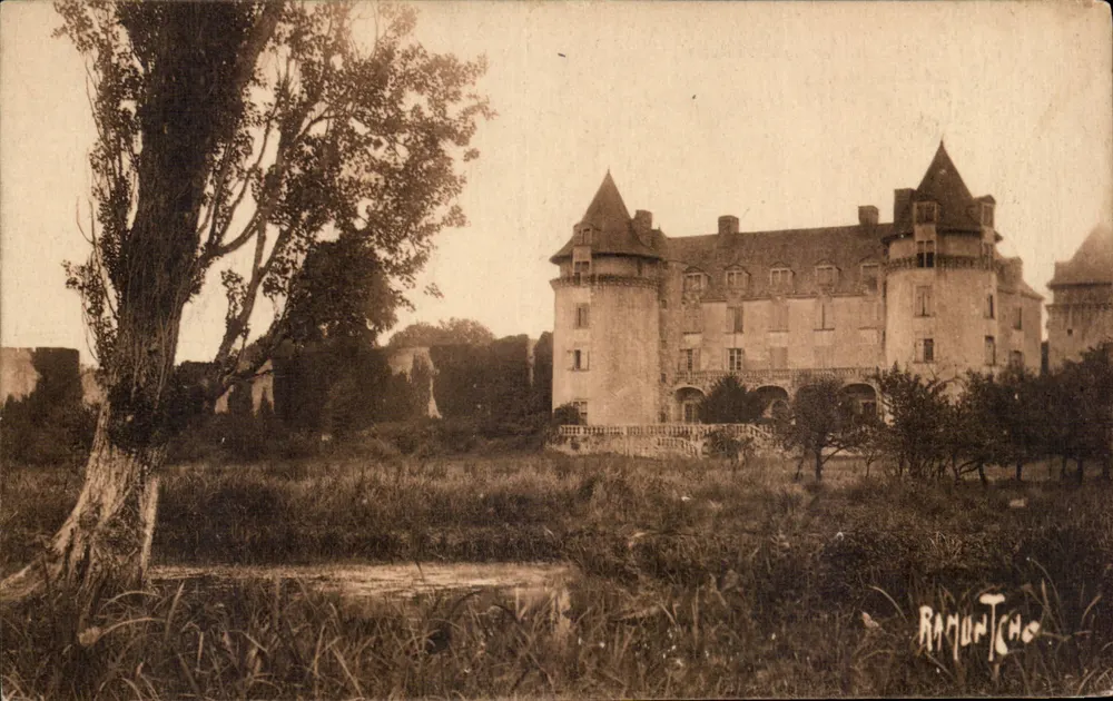 Schloss La Rochecourbon — Saint-Porchaire (Charente-Inférieure) — Künstlerische Ausgabe H. Bergerie, La Rochelle - Vorderseite