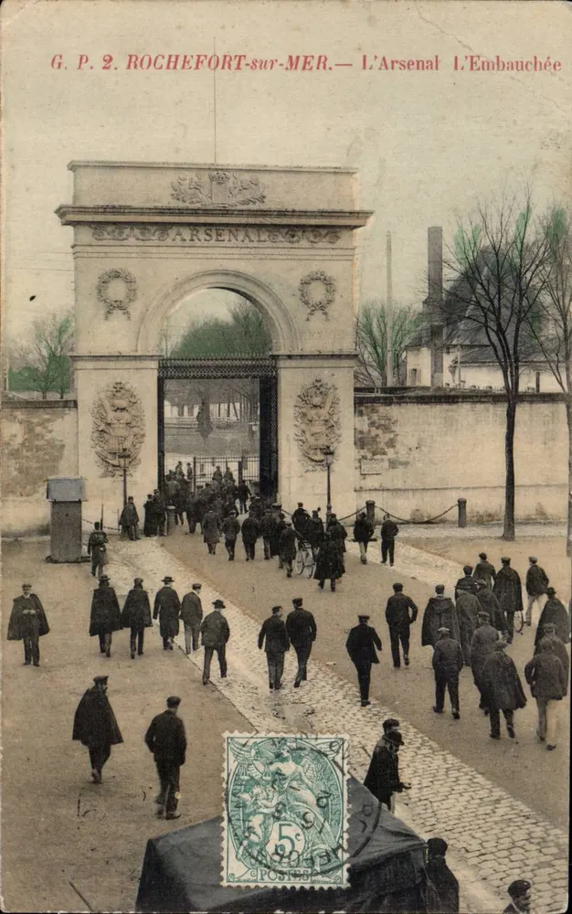 ROCHEFORT-sur-MER — O Arsenal L'Embauchée — G.P.P. 2 - Frente