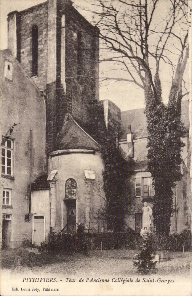 Pithiviers - Turm der alten Kollegiatkirche Saint-Georges — Lib. Louis Joly, Pithiviers - Vorderseite