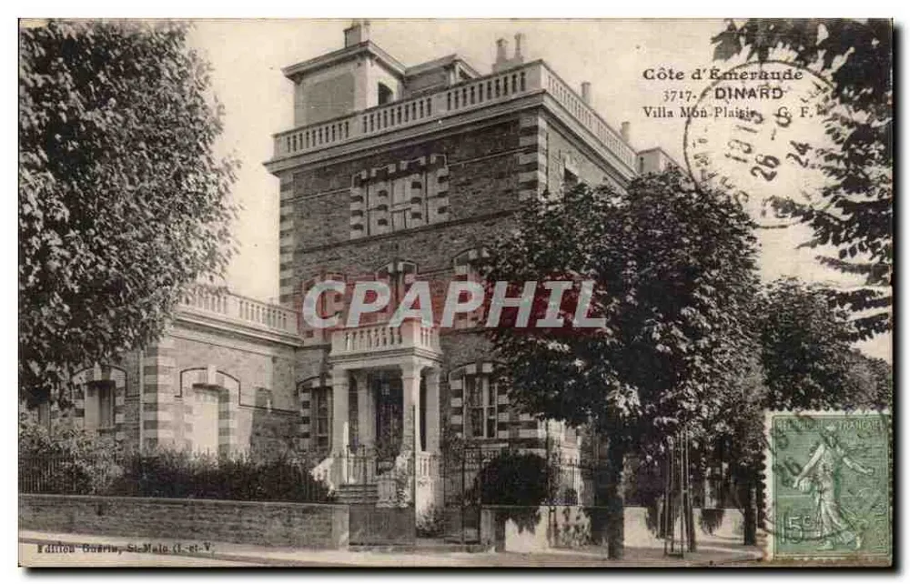 Villa Mon Plaisir — Dinard — Édition Onarini, St-Malo (I.-et-V.) - Frente