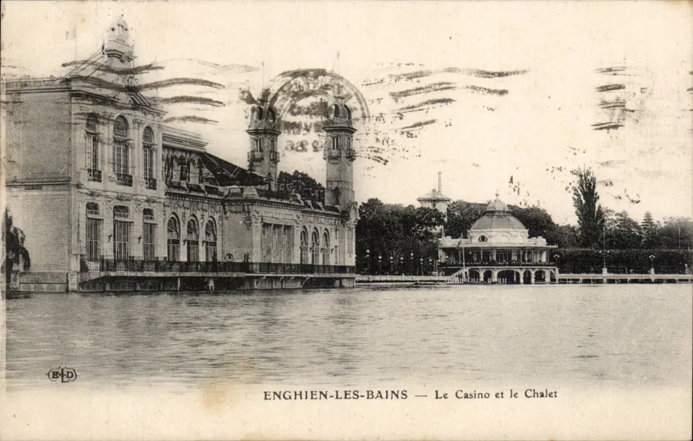 Enghien-les-Bains — Das Casino und das Chalet — Verlag B.D. - Vorderseite
