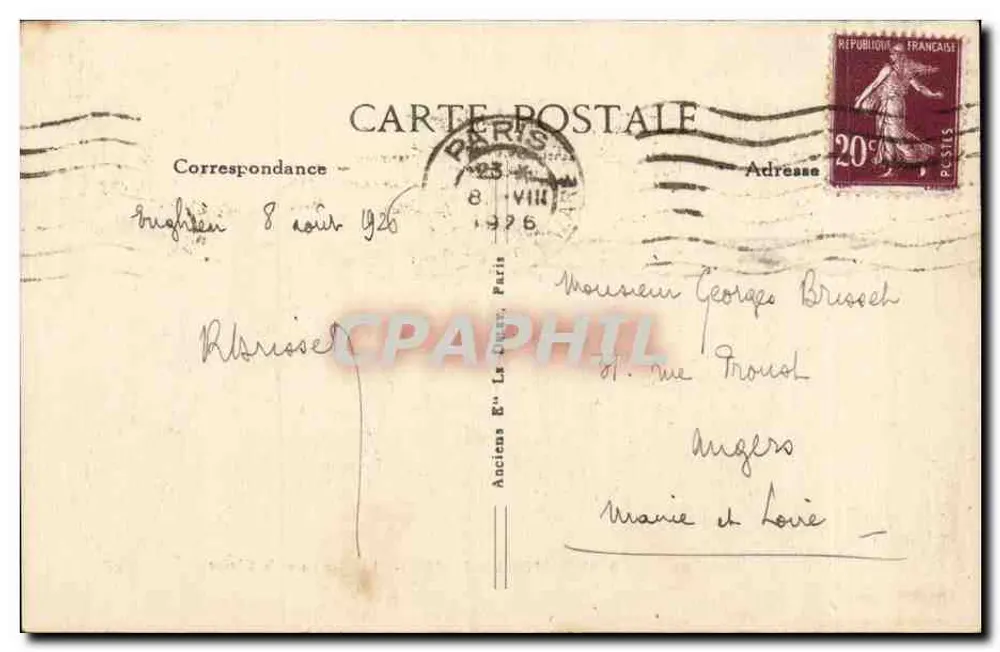 Enghien-les-Bains — Das Casino und das Chalet — Verlag B.D. - Rückseite