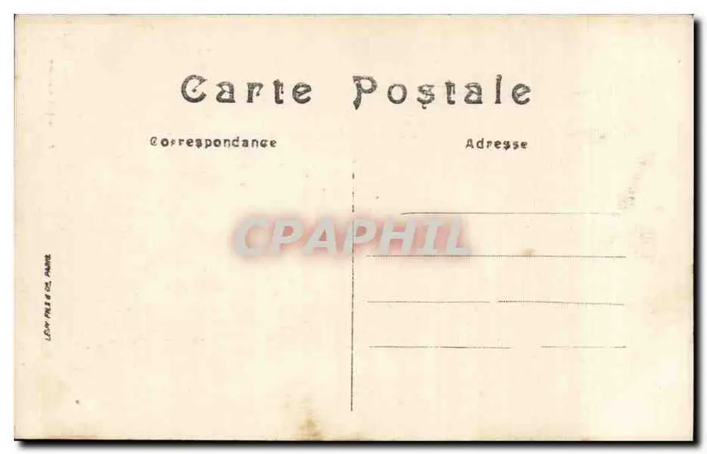 Angers — Alte Häuser der Rue de l'Oisellerie — Verlag Lomparehand - Rückseite