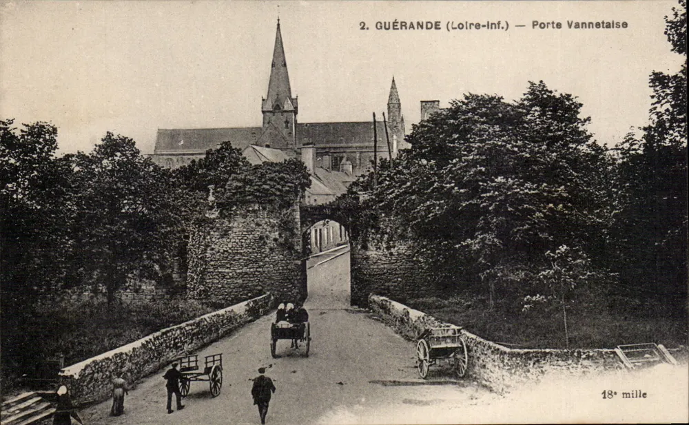 Guérande (Loire-Inf.) — Porta Vannetaise — 18e mille - Frente
