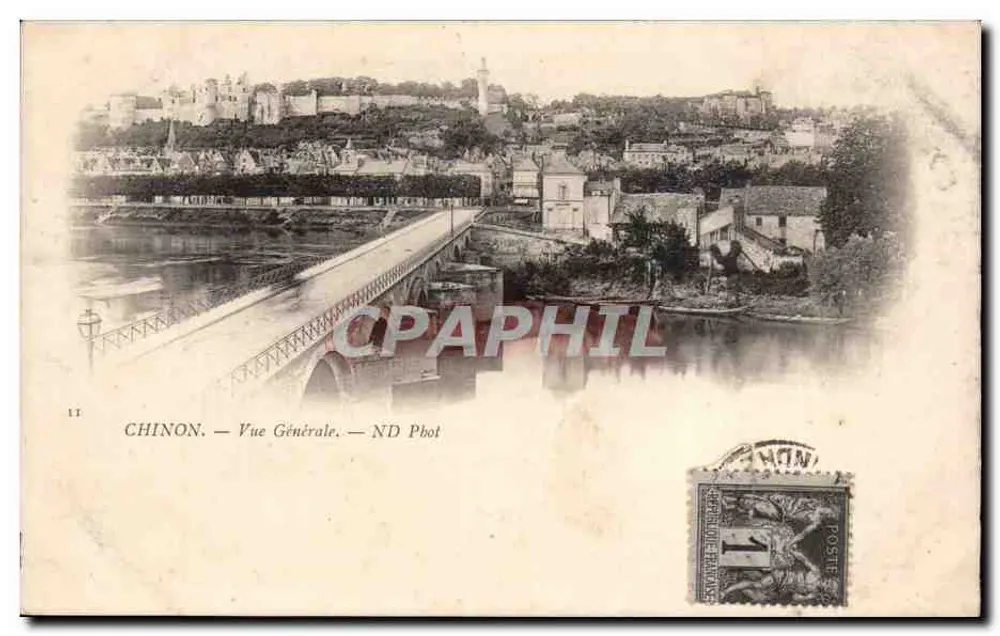 Chinon — Ogólny widok — ND Phot - Awers