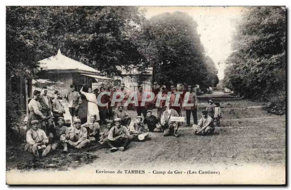 Environ de TARBES – Camp de Ger – (Les Cantines) – Le Mahouguet-Bull - Recto