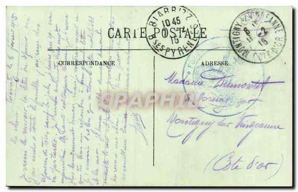 Biarritz — Katedra św. Eugenii i Hotel Anglijski — Port Rybacki - Rewers