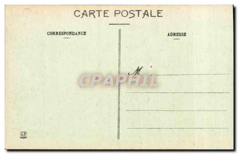 Pau - Neue Terrasse der Place Royale und östlicher Teil der Pyrenäen-Kette — Phototypie Lasque Frères, Toulouse, n° 677 - Rückseite
