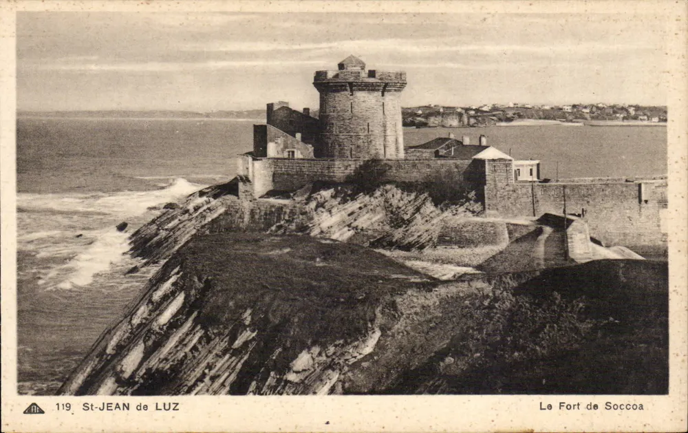 St-Jean de Luz — O Forte de Soccoa — Atelier des Arts Photomécaniques - Strasbourg - Frente