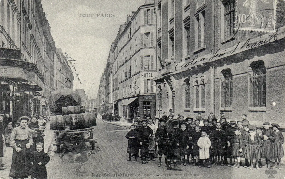 Rue Saint-Maur — Paris — editor Tout Paris, n° 512 - Frente