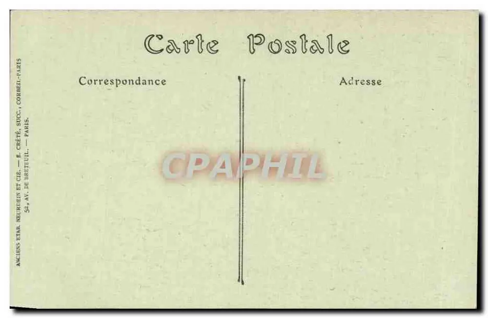 Catedral de Soissons — Parte superior da grande Breche — JND Fot. n°514 - Verso