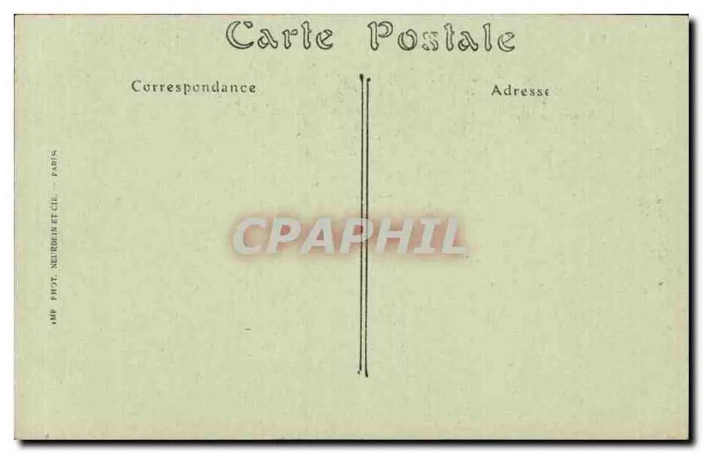 Soissons — Nef da catedral, vista sobre o coro — B. Nougarède, Claye (S.-et-M.) - Verso