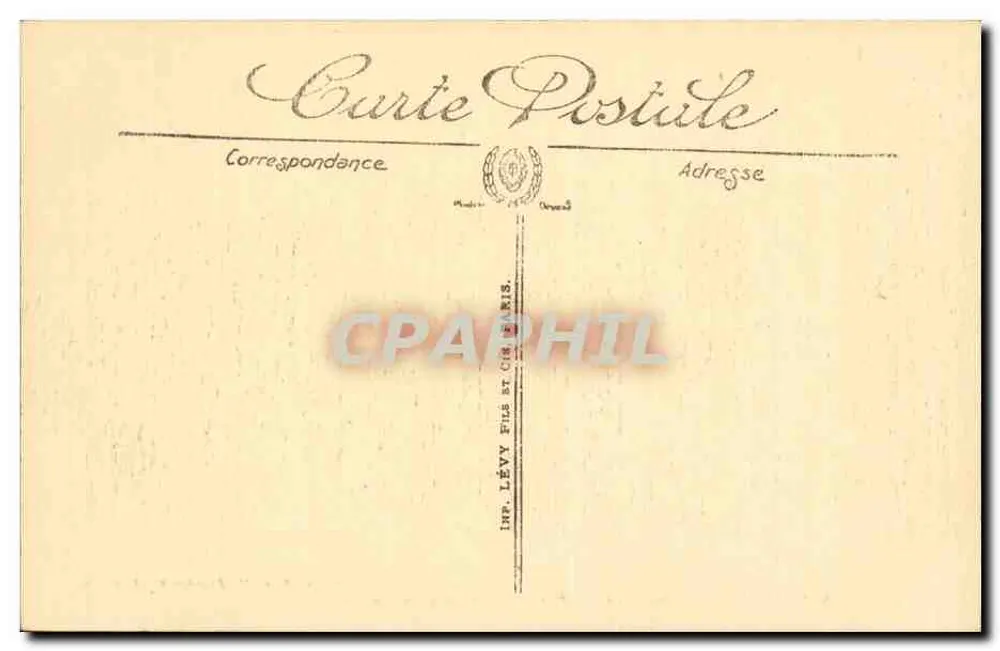 Umgebung von Avallon — Chastellux — Ansicht der Cure und des Schlosses — Édition de Luxe Tridon-Gallot, Auxerre - Rückseite