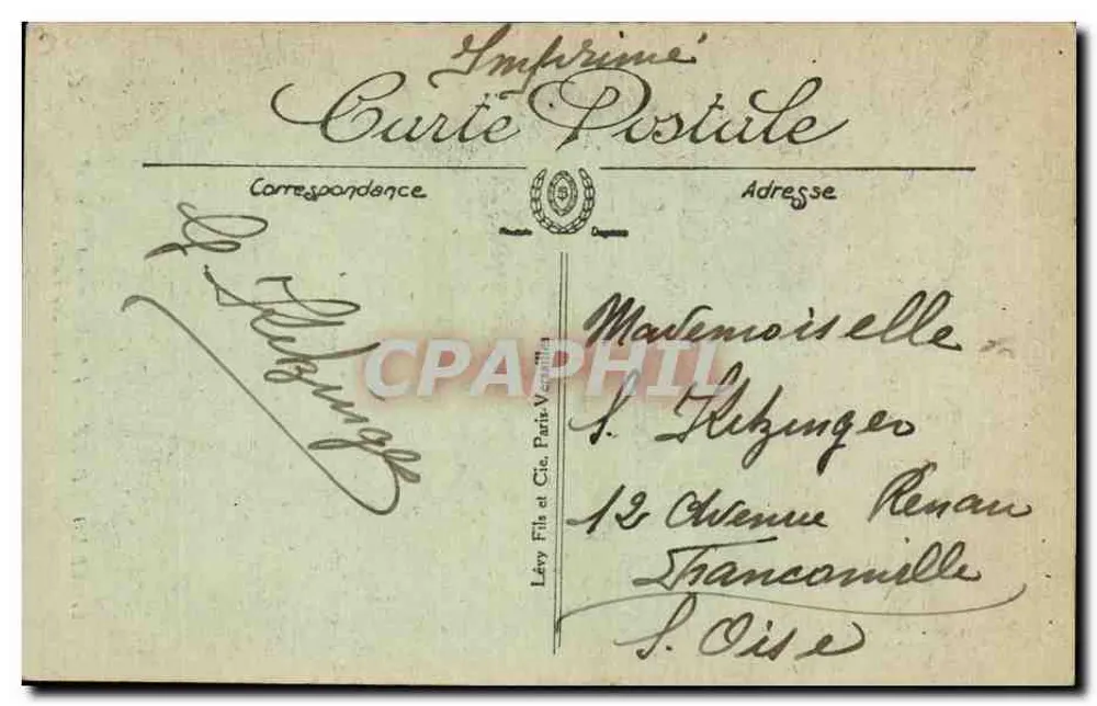 Le Mont-Dore — O Estabelecimento Termal — Sala dos Passos Perdidos — I.L. - Verso