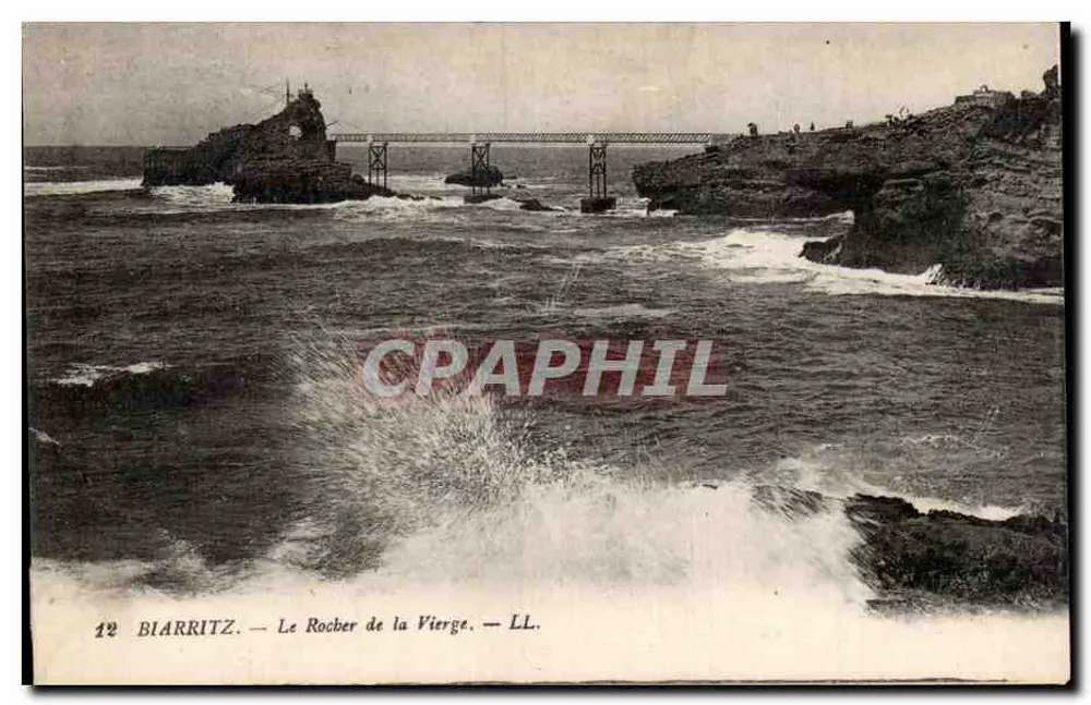 Biarritz — O Rocber da Virgem — LL - Frente