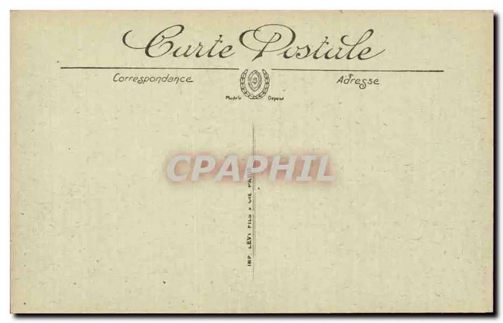 Biarritz — O Rocher do Basta — LL. — n° 205 - Verso