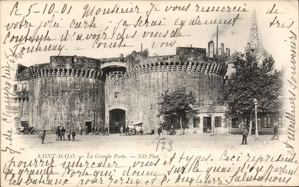 Saint-Malo — A Grande Porta — ND Phot - Frente
