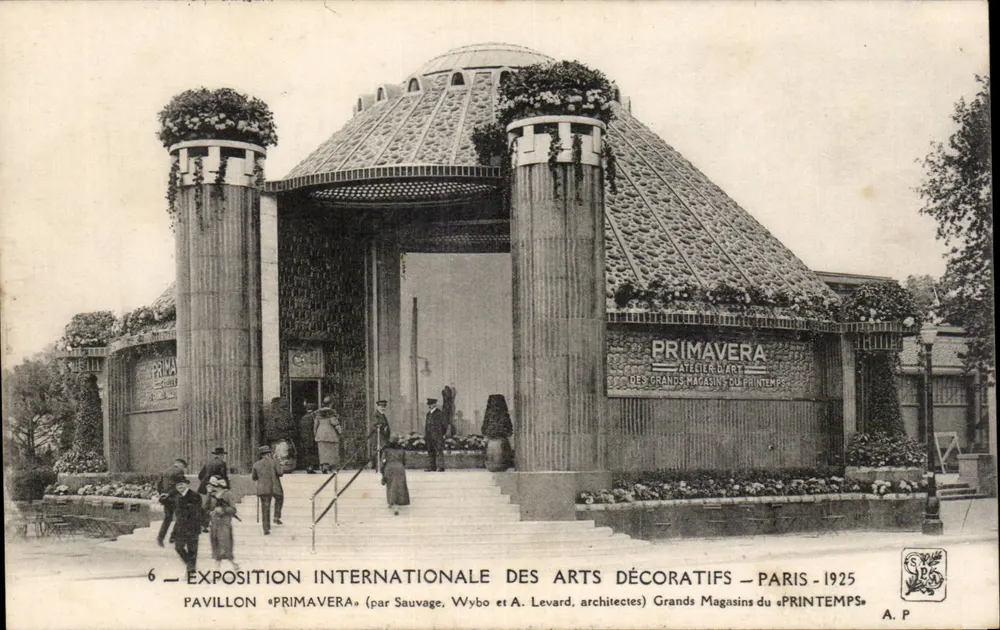 Pavillon Primavera — Internationale Ausstellung für Dekorative Künste — Paris 1925 — A.P. - Vorderseite