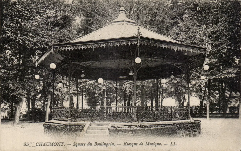 Chaumont — Square du Boulingrin — Musikkiosk — LL. — N° 95 - Vorderseite
