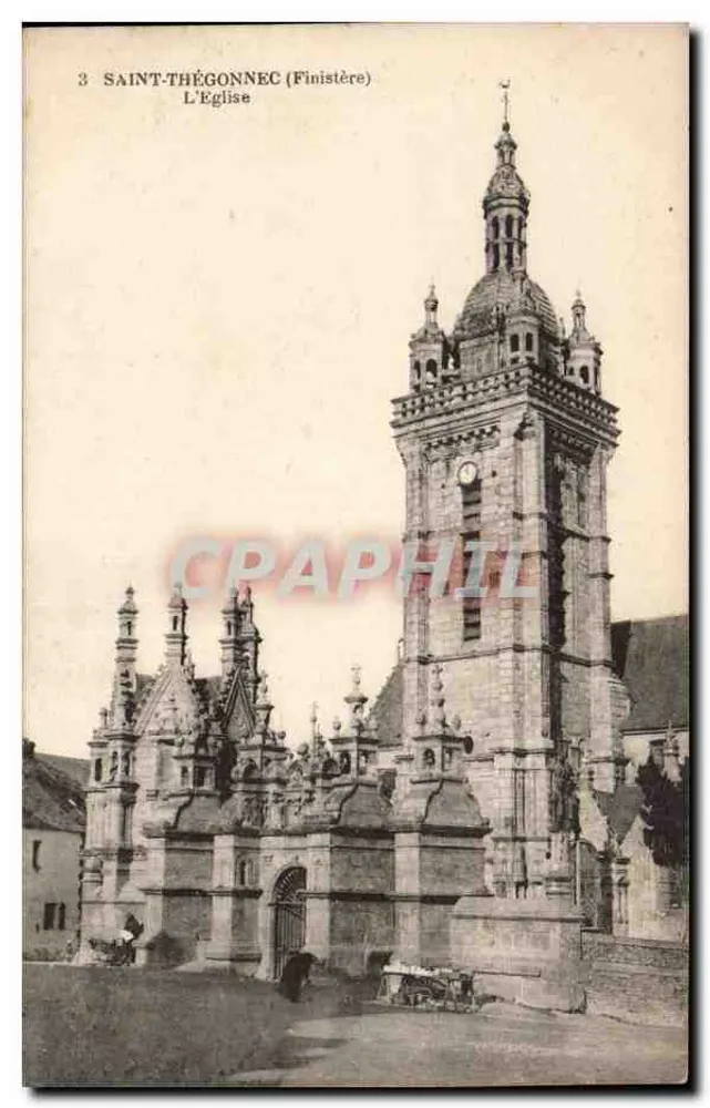 Saint-Thégonnec (Finistère) — A Igreja — editor não identificado, n° de série 3 - Frente