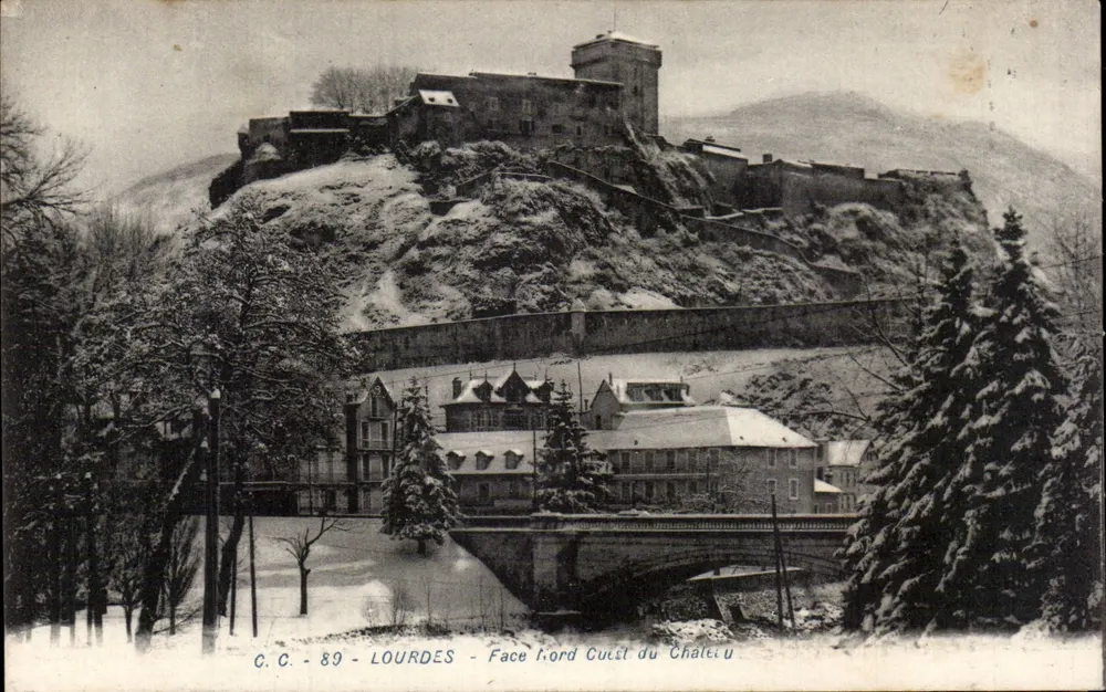 Lourdes — Face Norte do Châtelu — C.C. 89 - Frente
