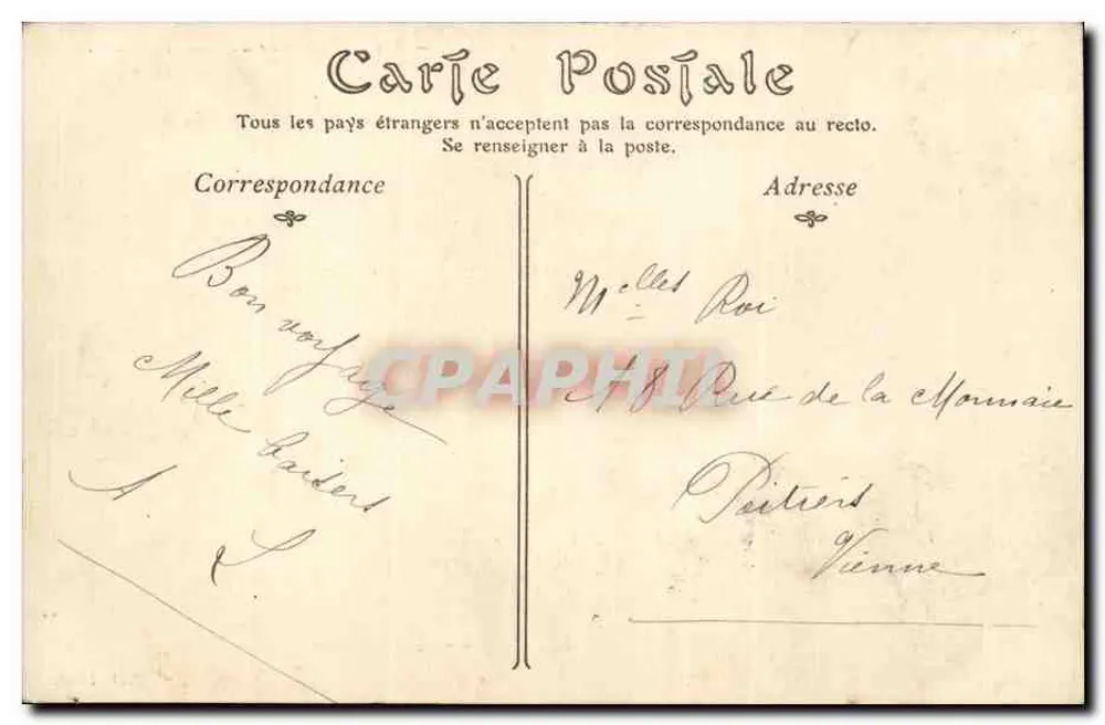 Rouen — Allgemeiner Blick vom Pont Transbordeur — Verlag unbekannt - Rückseite