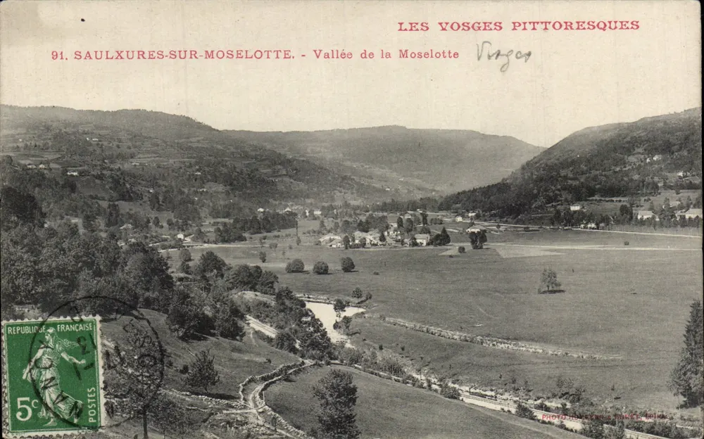 Saulxures-sur-Moselotte — Vallée de la Moselotte — Les Vosges Pittoresques, n°91 - Recto