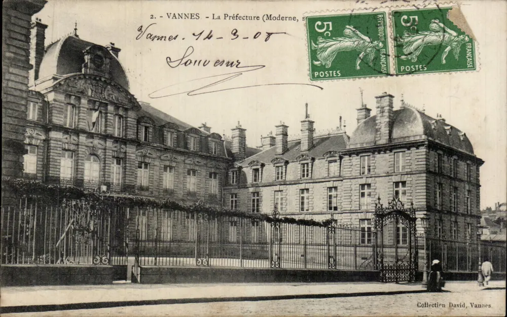 VANNES - A Prefeitura (Moderna, série 2) — Editor: Coleção David, Vannes - Frente