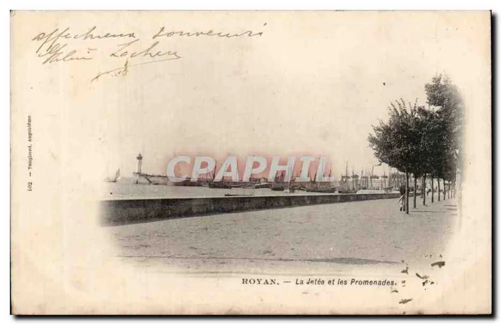 Royan — A Doca e as Promenades — Teyssier, n° 207 - Frente