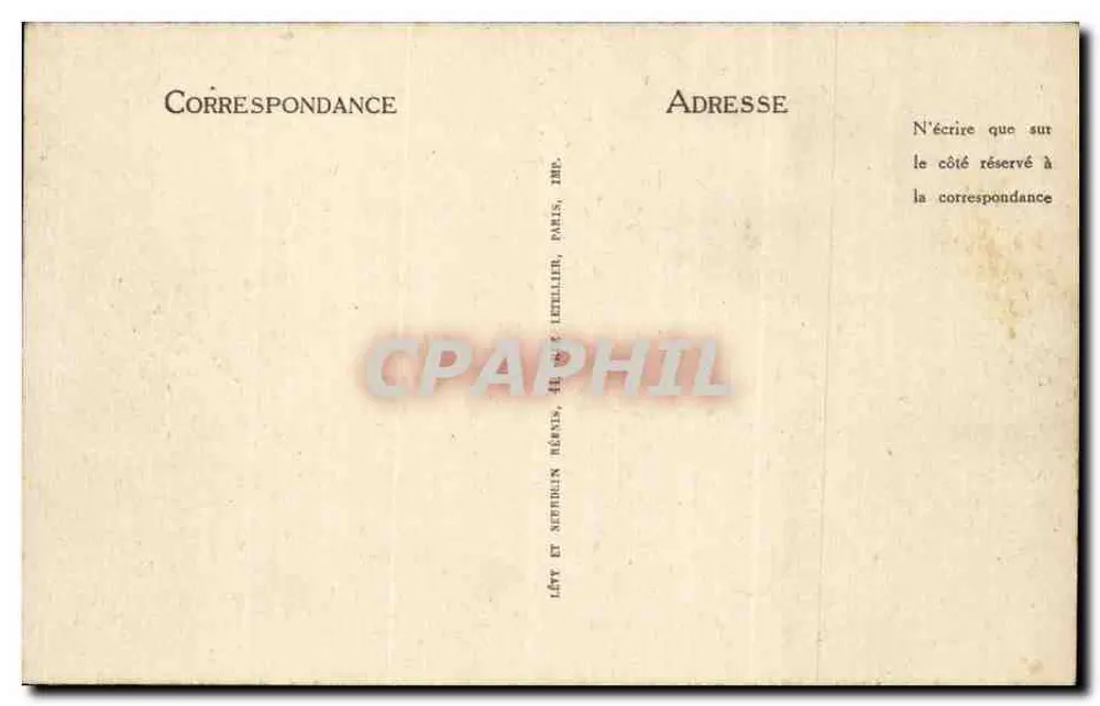 Brest — O Cours d'Azot — LL - Verso