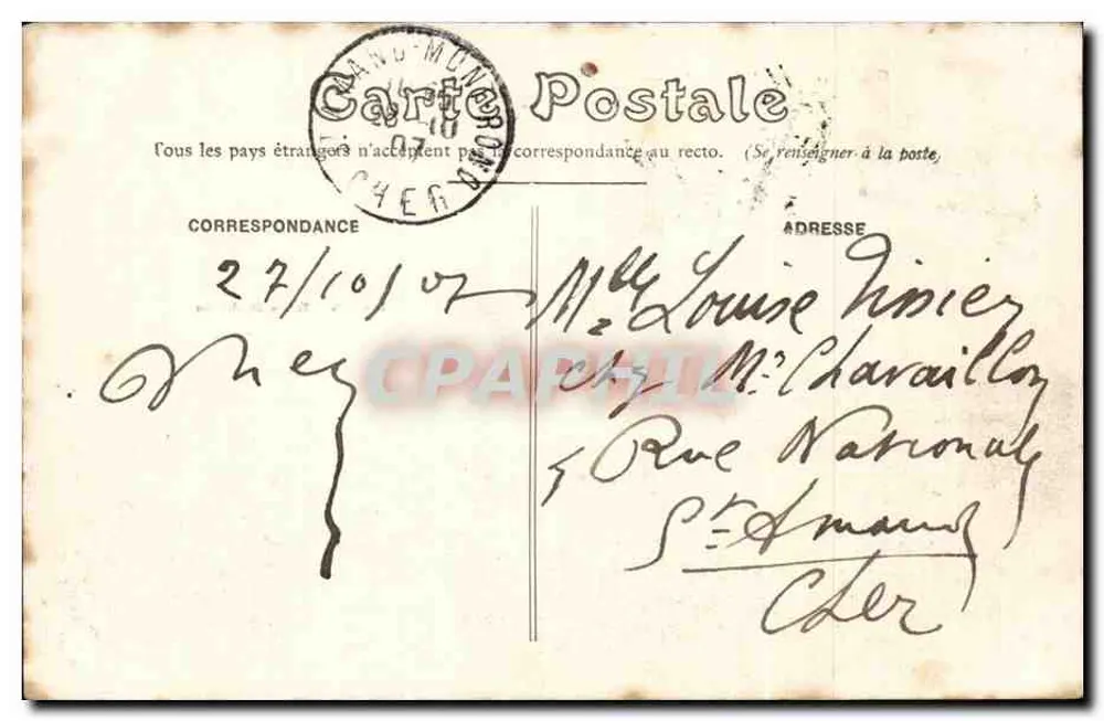 Langeais (Loir-et-Cher) — O castelo — Grand Bazar de Tours - Verso