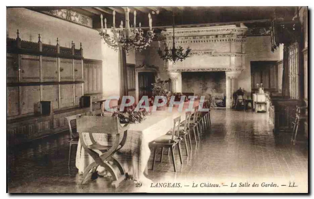 Langeais — Das Schloss — Die Wachstube — LL. — Nr. 29 - Vorderseite