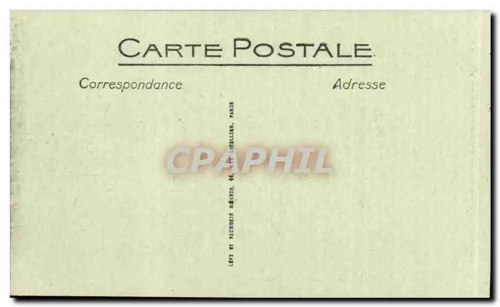 Biarritz — De Rocher du Basta — LL - Achterkant