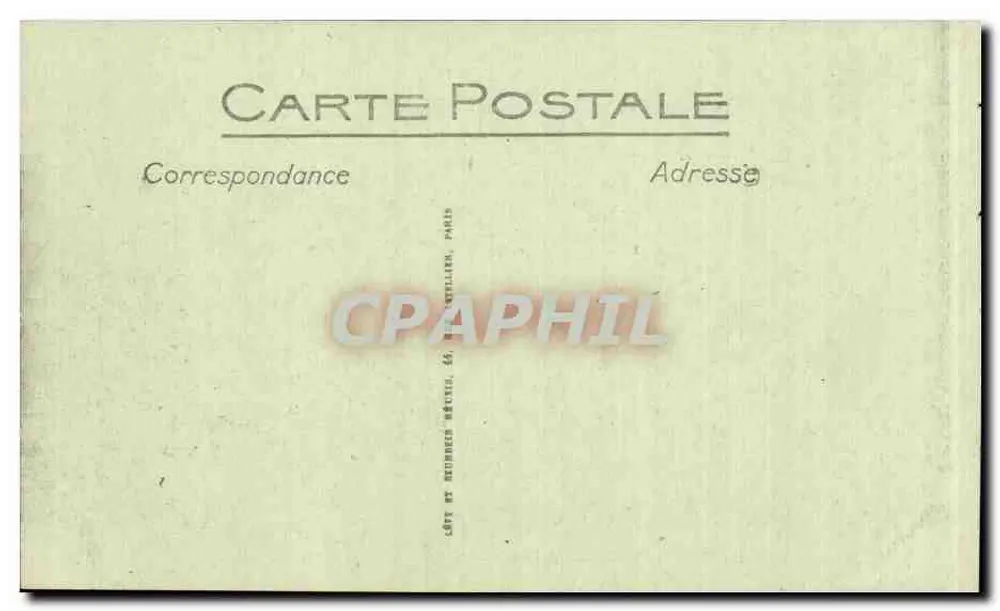 Biarritz — O Rocher de la Vierge — LL. n° 281 - Verso