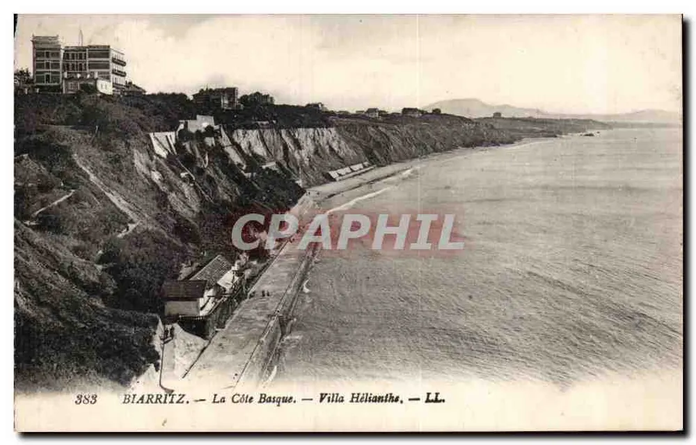 Biarritz — A Costa Basca — Villa Hélianthe — LL. — n° 383 - Frente