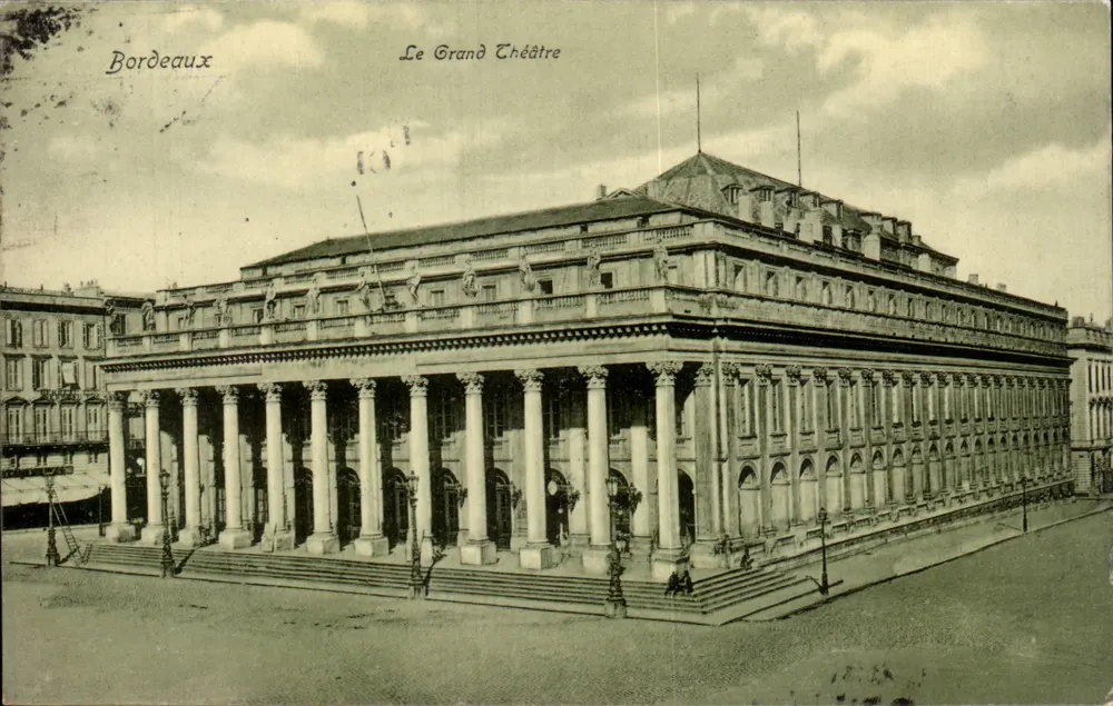 Bordeaux — O Grande Teatro — A.P.S. C Intendance Bx. - Frente