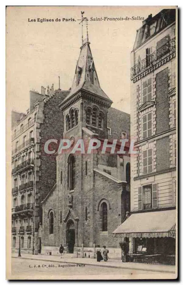 Kirche Saint-François-de-Salles — Paris — L. J. & Cie, Verlag, Angoulême-Paris - Vorderseite