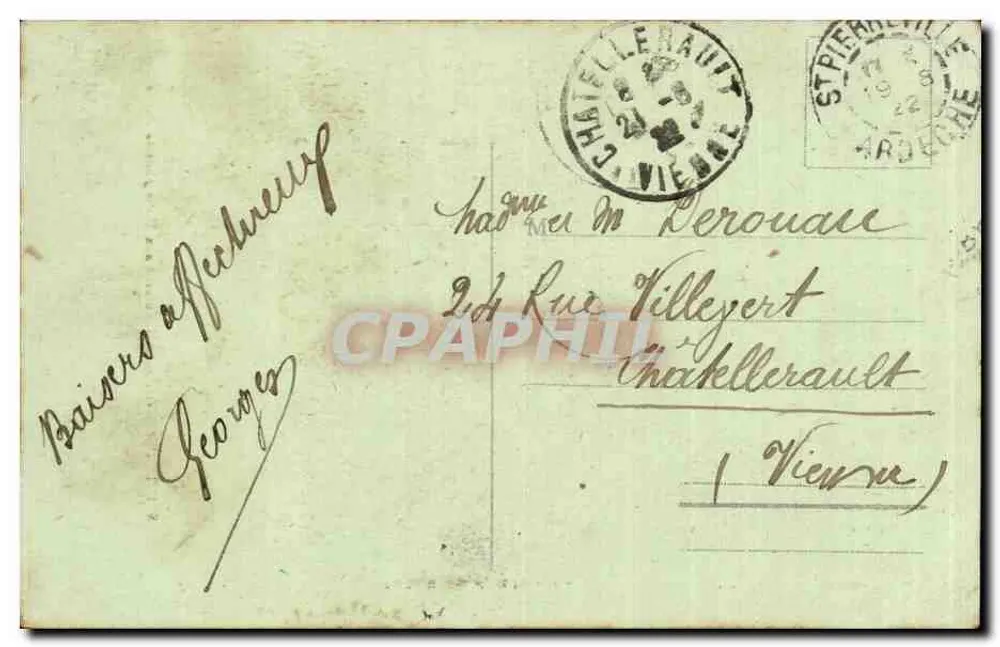 Saint-Pierrevelle - Gedenkstein für die Toten für das Vaterland — Foto H. Brunel, St-Pierrevelle - Rückseite