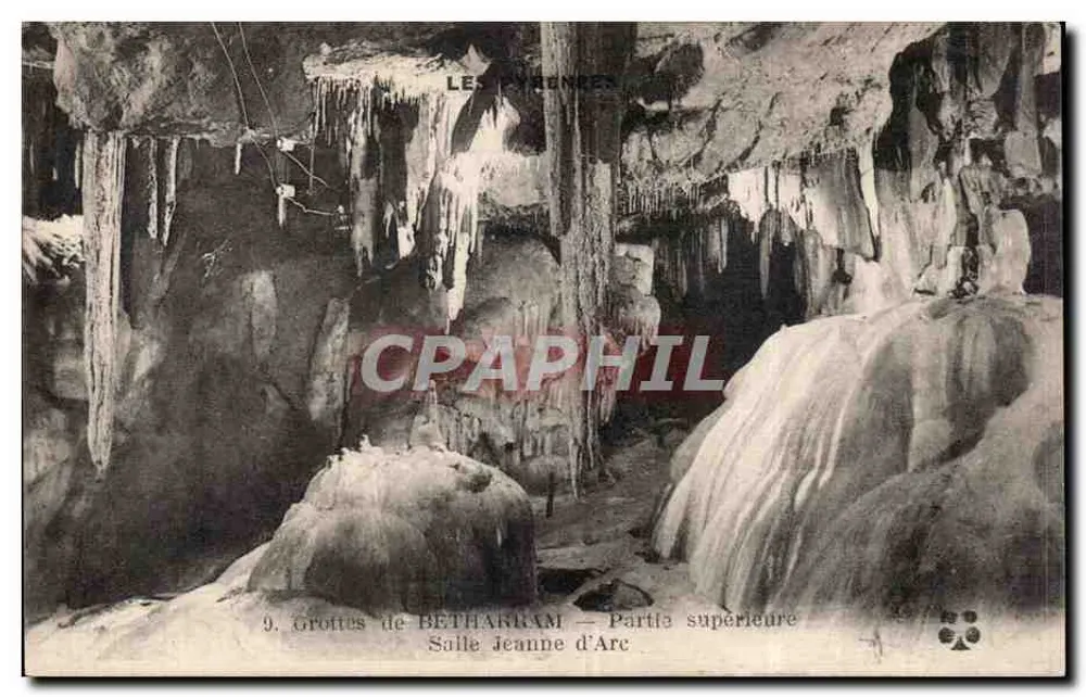 Grottes de BETHARRAM — Partie supérieure — Salle Jeanne d'Arc — Imprimé Illustré - Vorderseite